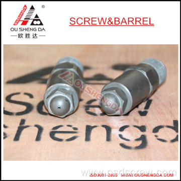 Plastic inject screw and screw tips cylinder